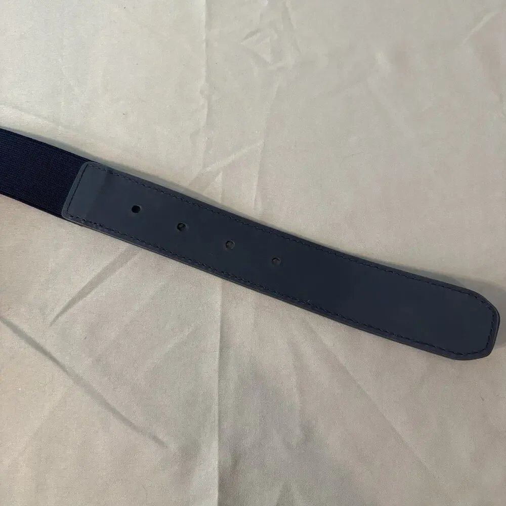 Under Armour Belt One Size Blu Adjustable Elastic Stretch Uniform Baseball Sport